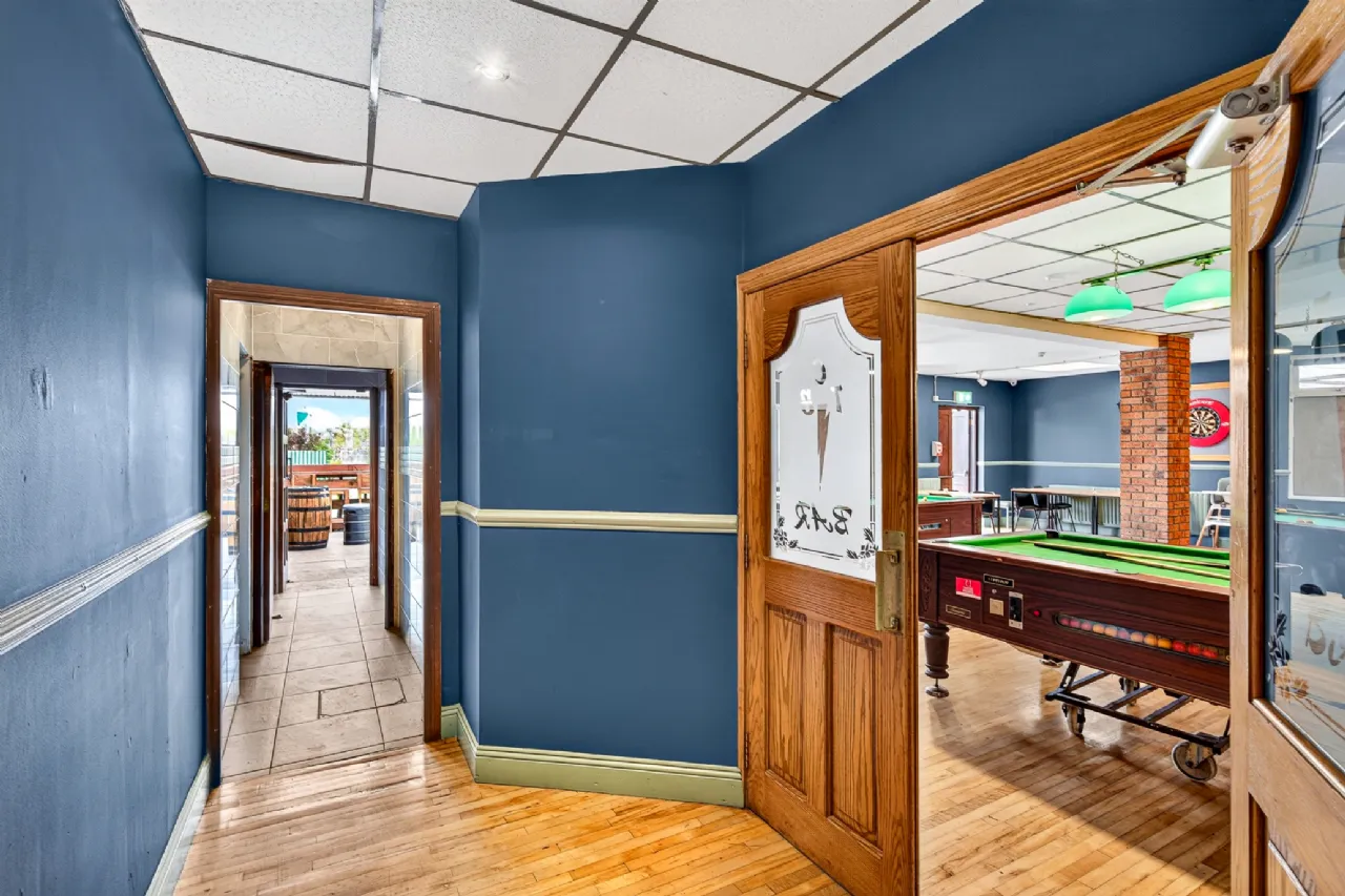 Hallway to function room